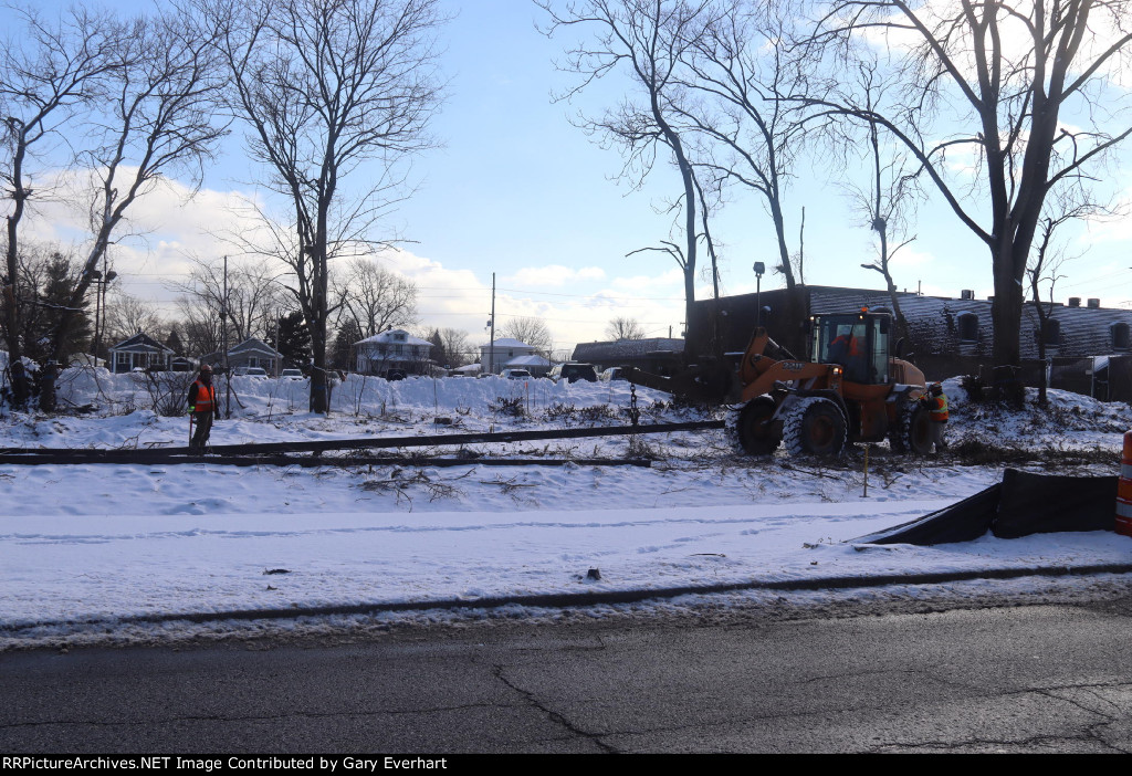 Former Monon Rail Removal